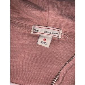 GAP Sweaters - Women's Gap Peach Full Zip Sweatshirt GAP Sweaters - Women's Gap Peach Full Zip Sweatshirt